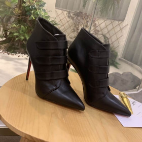 Christian Louboutin Triniboot Ankle Boots Calfskin Black