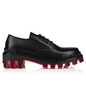 Christian Louboutin Trott Dune Derbies Calf Leather Black