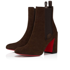 Christian Louboutin Turelastic 85 Mm Low Boots Veau Velours Cosme