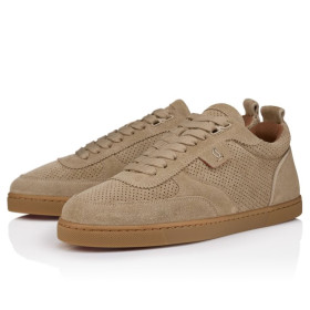 Christian Louboutin Tutti Rui Sneakers Reversed Calf Leather Saharienne
