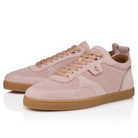 Christian Louboutin Tutti Rui Sneakers Reversed Calf Leather Vintage Rose
