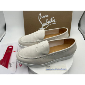 Christian Louboutin Varsiboat Boat Shoes Calf Leather Goose