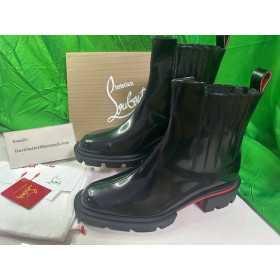 Christian Louboutin Men's Cheney Walk Ankle Boots Black