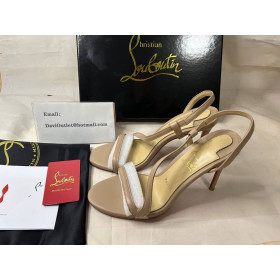 Christian Louboutin Sandal Rosalie 100 mm Nude Leather