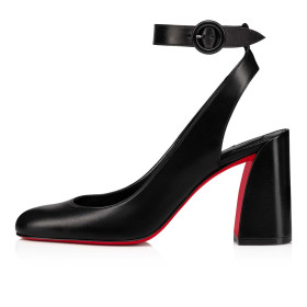 Christian Louboutin Miss Sab Sling Pumps 85mm Nappa Leather Black