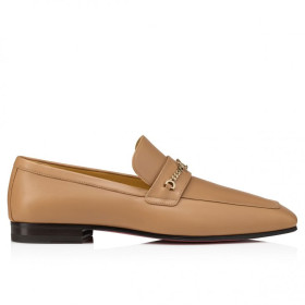 Christian Louboutin Mj Moc Loafers Men Calf Leather Cuoio