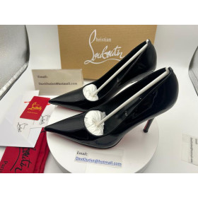 Christian Louboutin Miss Z 100 mm Pumps Patent Calf Leather Black