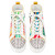 Christian Louboutin Lou Spikes Version Multi Cotton