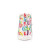 Christian Louboutin Lou Spikes White-multi/bianco Crepe Satin