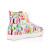 Christian Louboutin Lou Spikes White-multi/bianco Crepe Satin
