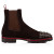 Christian Louboutin Boot Melon Spikes Dark Brown Calf