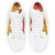 Christian Louboutin Adolon Junior Sneakers Calf Leather Shun Sudo Flower Print White