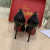 Christian Louboutin Anjalina Spike Pump Studded Black Patent Leather