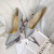 Christian Louboutin Anjalina Spike Pump 85mm Glitter Silver