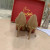 Christian Louboutin Anjalina Spike Pumps Suede Nude