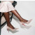Christian Louboutin Apostropha Mesh Strass Pumps 80 mm Beige