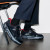 Christian Louboutin Astroloubi Sneakers Calf Leather Suede And Rubber Navy