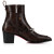 Christian Louboutin Boot Mayerswing Dark Brown/silver Calf
