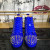 Christian Louboutin Bubble Spikes High-Top Sneakers Calfskin Blue