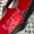Christian Louboutin Cabarock Tote Bag Grained Calf Leather Spikes Black