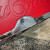Christian Louboutin Cabarock Tote Bag Metallic Snake-embossed Silver
