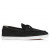 Christian Louboutin Chambeliboat Boat Shoes Reversed Nubuck Leather Black