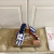 Christian Louboutin CL Mules 50mm Malha Printed Fabric Blue
