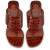 Christian Louboutin Cl Tongamule 55 Mm Mules Alligator Embossed Calf Leather Acajou