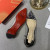 Christian Louboutin Collaclou Spike Clear Flat Embellished Pvc and Patent Leather Black