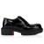 Christian Louboutin College Strass Oxfords Calf Leather And Strass Black