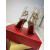 Christian Louboutin Corinetta Sandals 100mm Patent Specchio PVC Nude