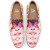 Christian Louboutin Dandelion Loafers Crepe Satin Blooming Print Multicolor