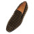 Christian Louboutin Dandelion Spikes Loafers Velvet Spikes Black