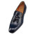 Christian Louboutin Dandelion Tassel Loafers Patinated Calf Leather Marine Blue