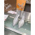 Christian Louboutin Degrastrass Flats Silver PVC and Strass Silver
