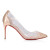 Christian Louboutin Degrastrass PVC 85 mm Pumps PVC and iridescent Leather Leche