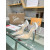 Christian Louboutin Degrastrass PVC Pumps Crystal and Patent Leather White
