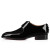 Christian Louboutin Derby Marco Spikes Flat Black/black Calf