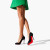 Christian Louboutin Dolly Pumps 100mm Suede Calf Leather Black