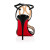 Christian Louboutin Double L Sandal 100 mm Black Patent