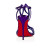 Christian Louboutin Double L Sandal 100 mm Elektra/lin Elektra Suede Calfskin