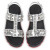 Christian Louboutin Duniclou Sandals Specchio Leather Silver