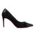 Christian Louboutin Duvette Spikes 85 Mm Pumps Veau Velours Nappa Leather And Spikes Black