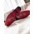 Christian Louboutin Ecritoir Flat Ankle Boots Calfskin and Velvet Black