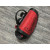 Christian Louboutin Explorafunk Backpack Embellished Crystal Leather and Satin Black Red