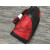 Christian Louboutin Explorafunk Backpack Embellished Crystal Leather and Satin Black Red