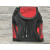 Christian Louboutin Explorafunk Backpack Embellished Crystal Leather and Satin Black Red