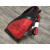Christian Louboutin Explorafunk Backpack Embellished Crystal Leather and Satin Black Red