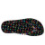 Christian Louboutin Flip Flops Spikes Black/mix Multi Rubber
