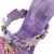 Christian Louboutin Flora 85mm Mules Calf Leather Blooming Print And Iridescent Nappa Leather Multicolor